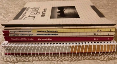 Houghton Mifflin English Level 6 Teacher's Resources - 6 Books