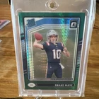 2024 Panini Donruss Optic - Rated Rookie Drake Maye #229 Green Hyper Prizm (RC)