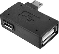 2 Pack OTG Cable Adapter for Fire TV Stick 4K Max, Micro USB OTG Compatible