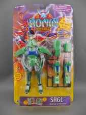 2001 Ronin Warriors SAGE Warrior Of Wisdom Action Figure Replay carded TM1