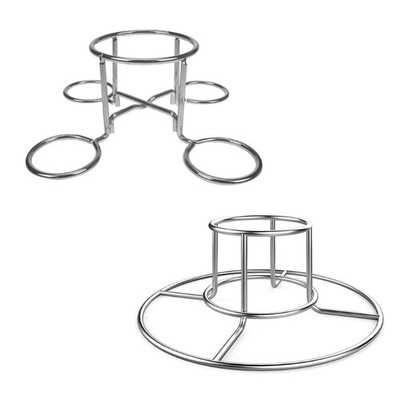 Beer Can Chicken Roaster Rack for Grill Smoker or Oven Vegetable Spikes Kitchen