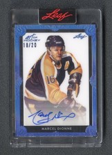 2022 Leaf Art of Hockey Marcel Dionne Auto /20 Autograph #BA-MD1