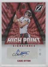 2023 Panini Zenith High Point Signatures Lightning 6/10 Cade Otton Auto n7r