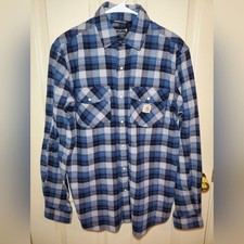 Carhartt Rugged Flex Relaxed Fit Flannel Long-Sleeve Size S