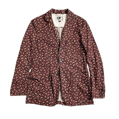 Engineered Garments Baker Jacket Floral Print Cotton Made in USA Small-Size -Fr