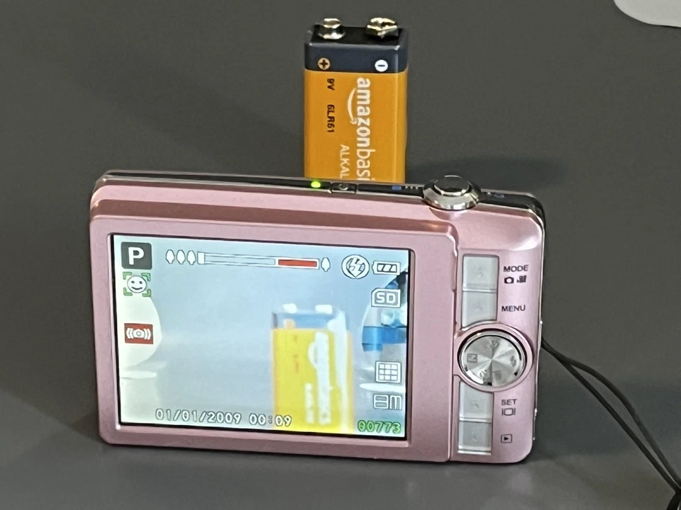 Rollei Digitalkamera Kamera XS-8 mit 8 MP Special Edition pink rosa - Bild 4 von 4