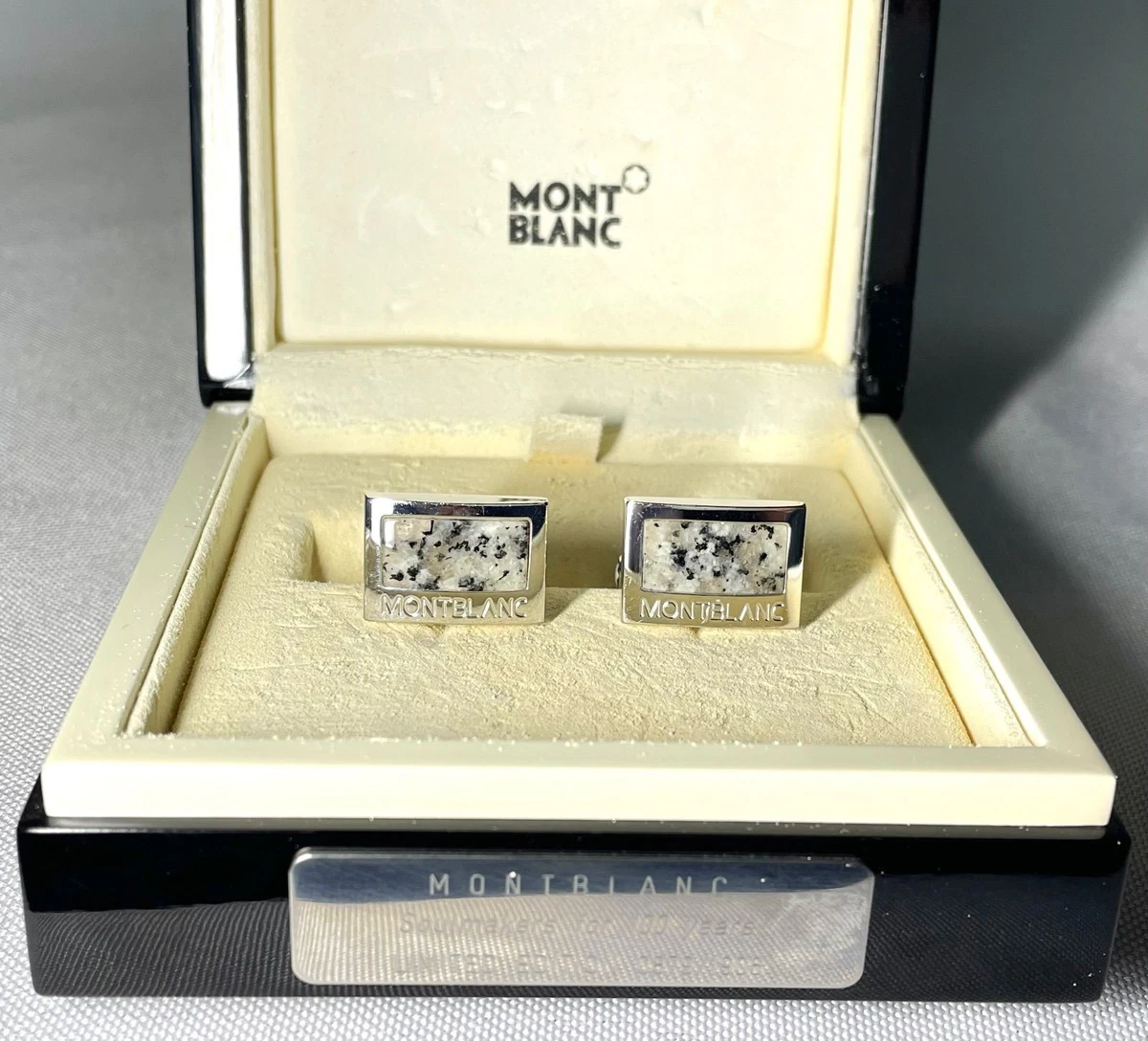 Montblanc Sterling Silver Cufflinks for Men for sale | eBay