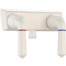 RV Shower Faucet, 4 inch Rv Shower Valve Diverter with Dual Levers Hot/Cold C...
