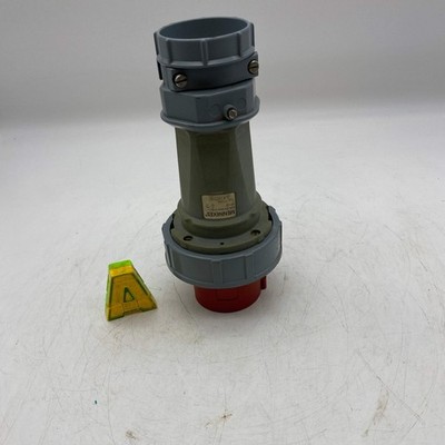 Mennekes 1110A Pin and Sleeve Plug, 63A, 380-415V, 4-Pole *Lot of (3)* (Used)