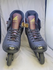 Vintage Rollerblade Lightning TRS - Black/Brown - Size 9.5 - For Parts/Repair