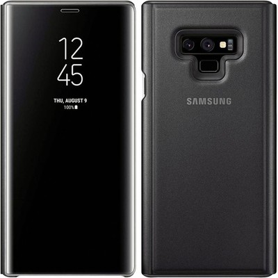 Official Samsung Galaxy Note 9 Clear View Standing Cover Case Color Black New RZ