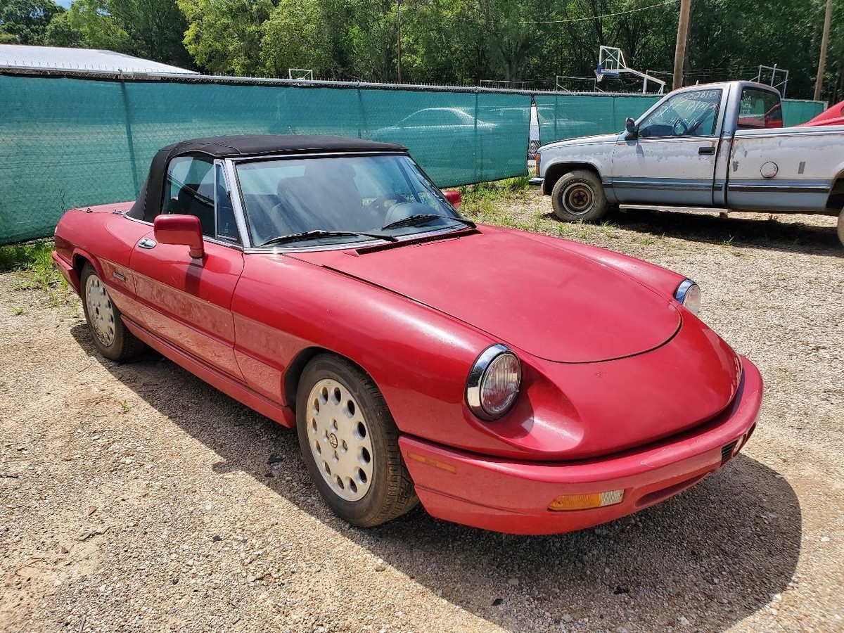 1983 1993 Alfa Romeo Spider Veloce OEM Rosso Alfa Red Front Pair