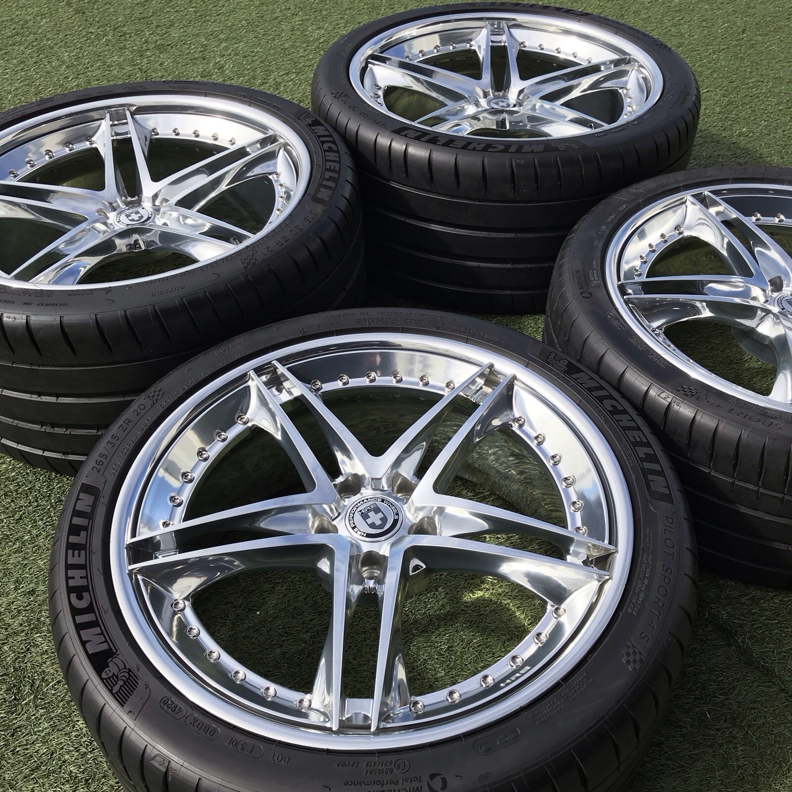 20 21 HRE FERRARI RIMS TIRES CALIFORNIA T 3PC RIMS WHEELS