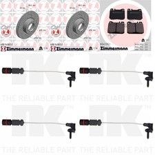 Zimmermann SPORT BREMSSCHEIBEN + BELÄGE VORNE für MERCEDES S-KLASSE W126 C126