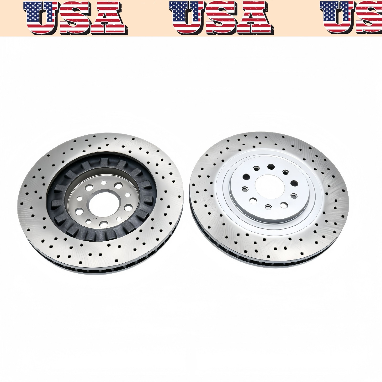 Maserati Ghibli 2014 Front Left, right Brake discs Pair P/N 670030935
