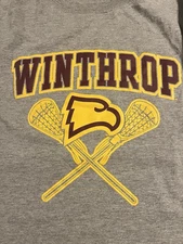 Winthrop University Eagles Lacrosse NCAA Champion Brand T-Shirt Tee XL College