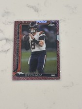 2025 Jarrett Stidham Topps Chrome Football Leather Refractor Broncos #89