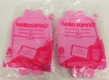 Sanrio Hello Kitty  Friends Tea Tray 2017 McDonald's Happy Meal Toy Lot of 2