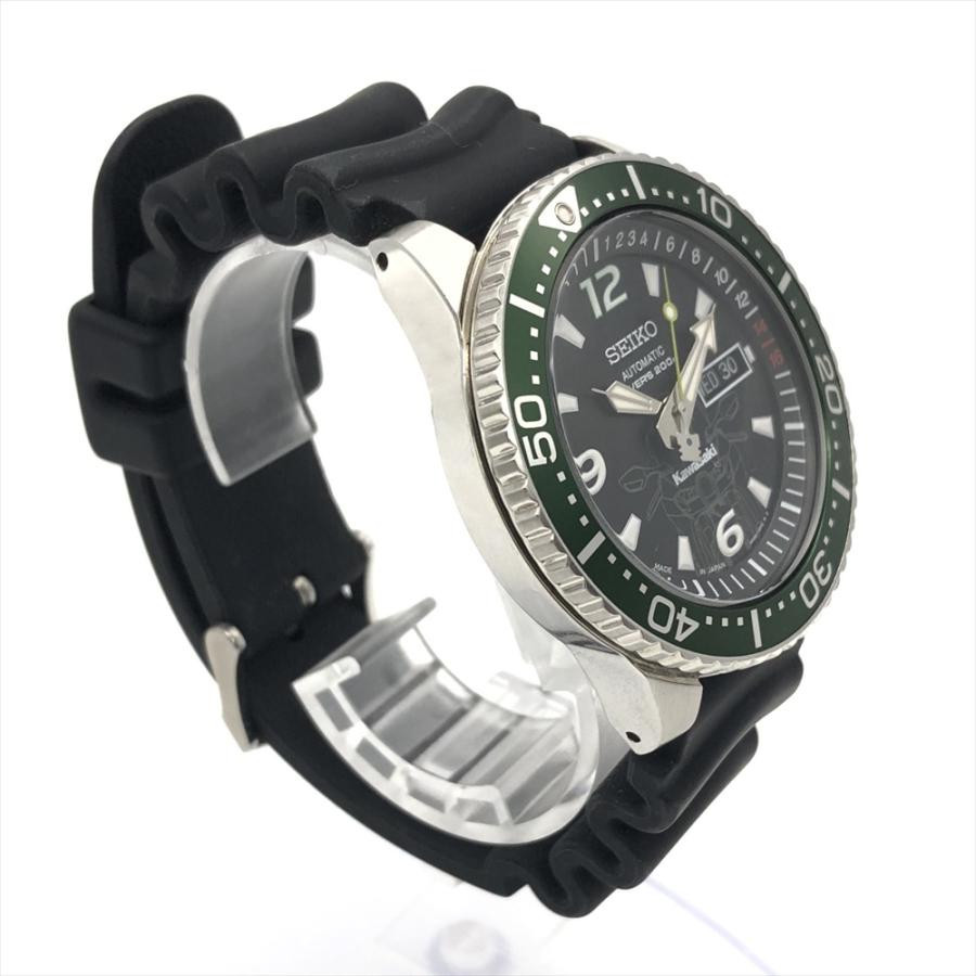 Seiko Kawasaki Ninja ZX-10R Automatic Watch Stainless Steel Seiko Kawasaki Ninja ZX-10R Automatic Watch Stainless Steel