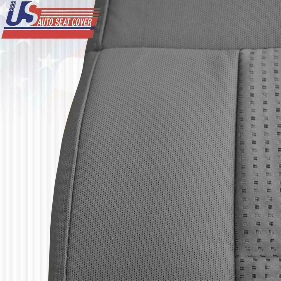 2005 2006 2007 2008 Ford F150 XLT Driver Bottom Cloth Seat Cover in FLINT GRAY E Foto 2 de 4