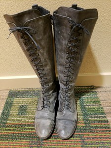 charles david lace up boots