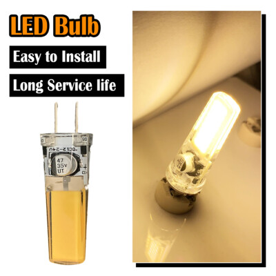 G4 GY6.35 Led Silicone Lamp 5W 12V Bulb 360° Chip Halogen 3000k-6500k Chandelier
