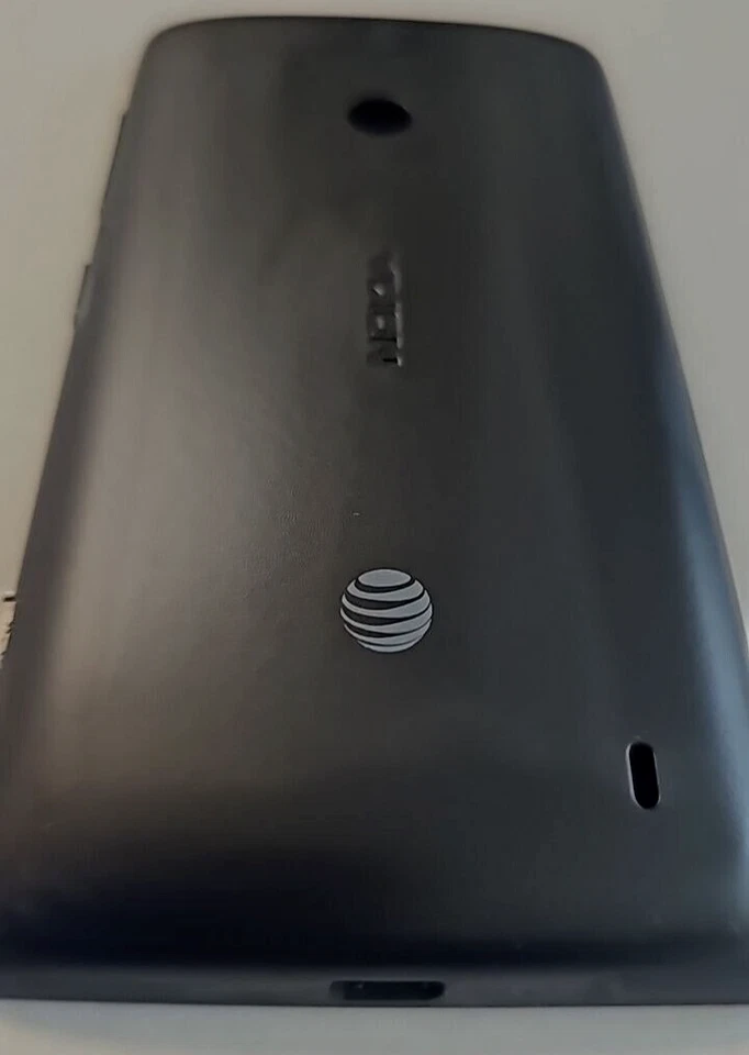 Funda negra de repuesto para batería de teléfono con puerta trasera para Nokia Lumia 520 Foto 2 de 4