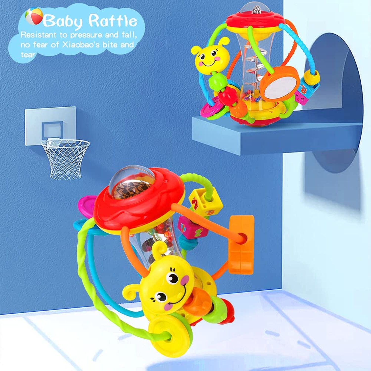 Early Education 6 Month Old Baby Toy Activity Rattles Ball Toy For Children &... eBay
