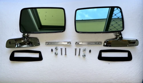 BMW E10 2002 E12 E21 E3 E9 1502 1602 1802 Side Mirrors Flag Wing Mirror