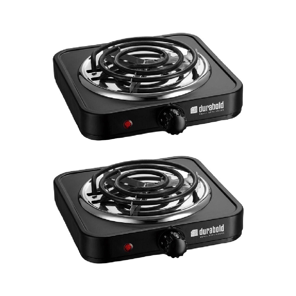 Single Electric Burner 1000W Portable Hot Plate 7inch 110V Black