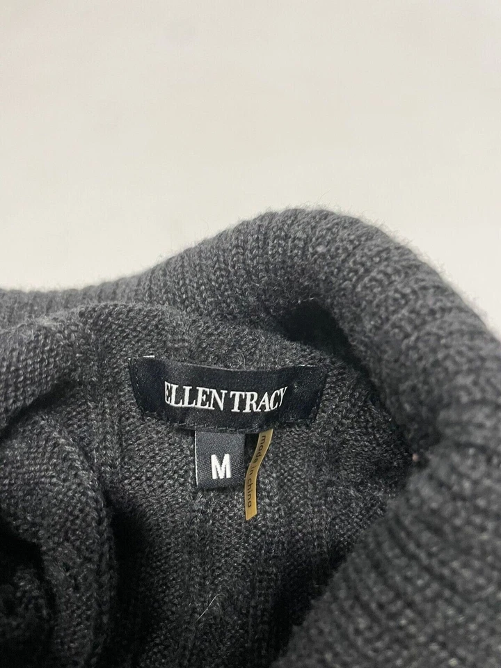 Ellen Tracy Dress Long Sleeve Black M Women's A#7 - Image 3 of 4