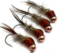 Trout fly fishing Perdigon JIG NYMPHS HARE'S EAR PHEASANT TAIL