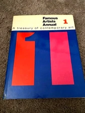 Famous Artists Annual 1  Treasury of Contemporary Art 310 reproductions 90 color