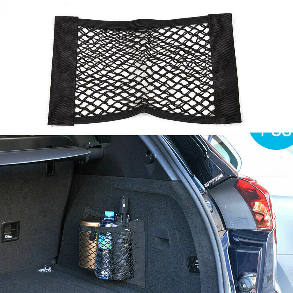 Car Trunk Boot Cargo Net Luggage Storage Pocket Elastic Tidy Rear Seat Cargo  Net