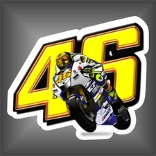 Aufkleber - Sticker  46 VALENTINO ROSSI MOTO AUTO    decal 