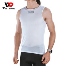 WEST BIKING Comfy Skin-Friendly Breathable Cycling Sweat-Wicking Vest Shirt Top