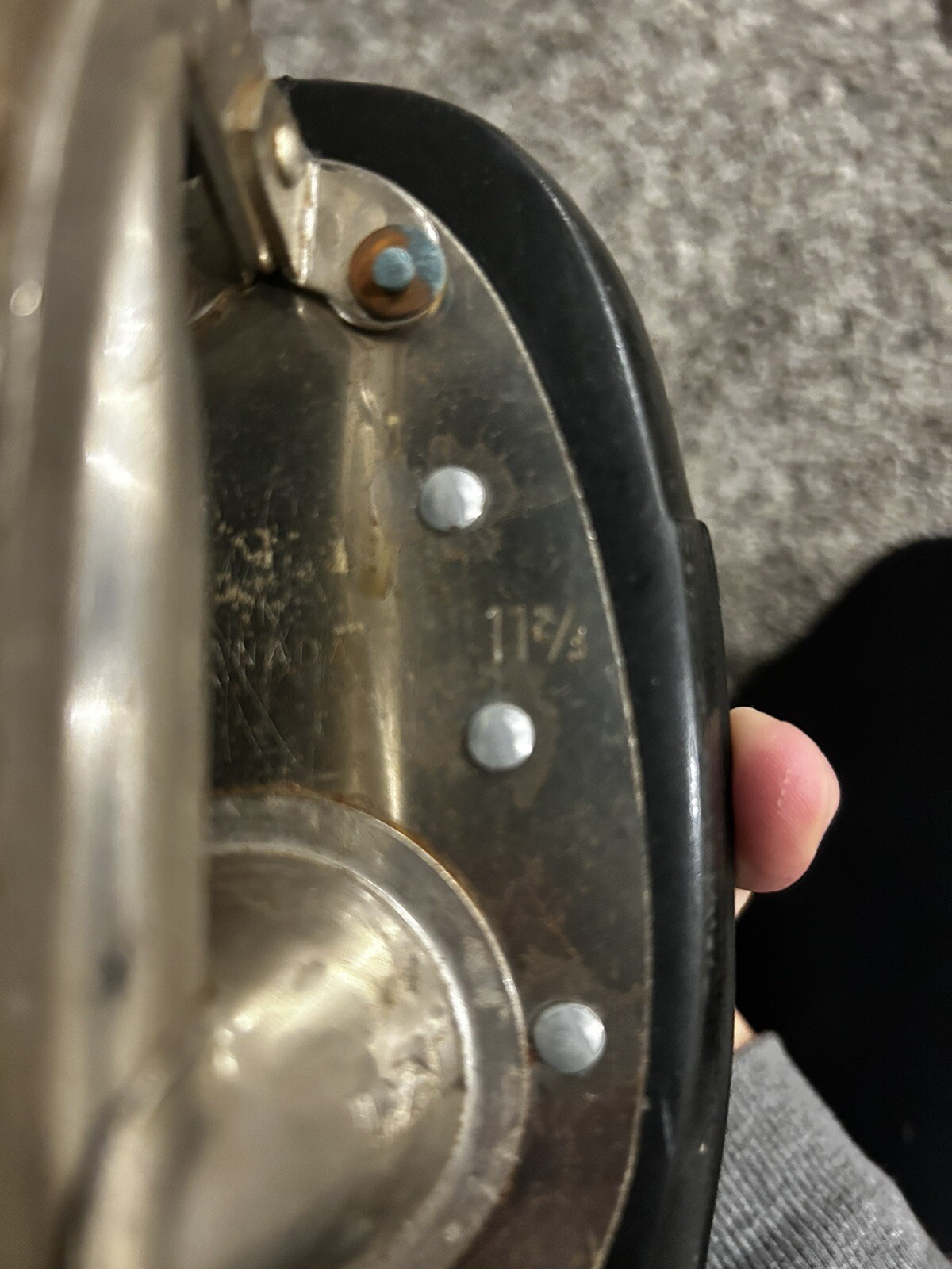 VINTAGE LANGE BLACK ICE HOCKEY SKATES MENS SIZE 11 2/3 eBay