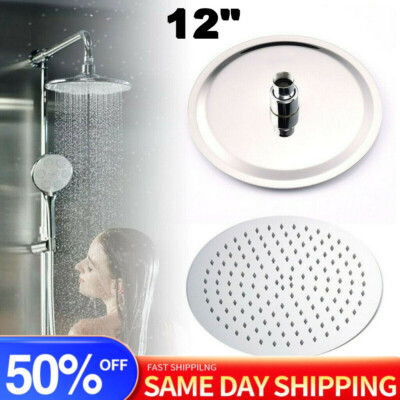 Kopfbrause Rainshower Luxus Edelstahl Regendusche Brausekopf Duschkopf V304 DE