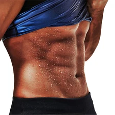 Sauna Shirt For Men Weight Loss Sweat Shaper Vest Heat Trapping Shapewear Tops&