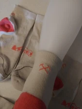 REI Womens Coolmax Ecomade CLIMB Quarter Crew Socks  CLIMBING SOCK SIZE MEDIUM 