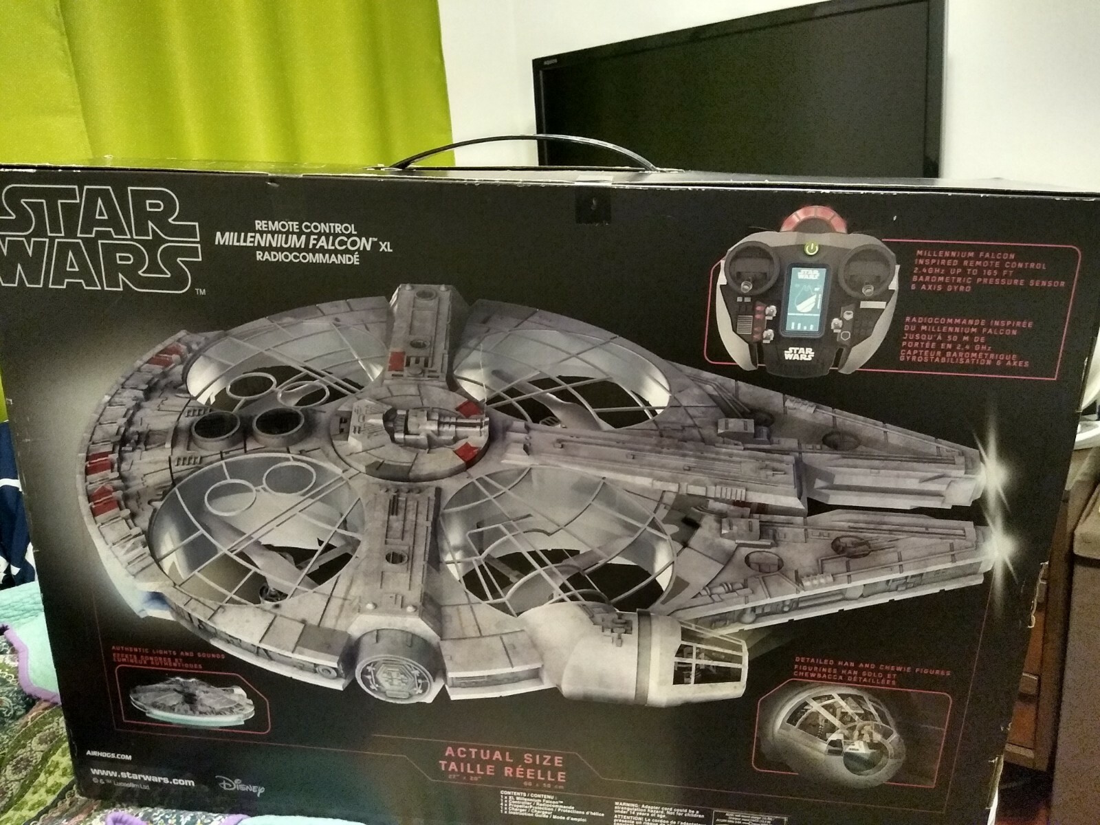 air hogs star wars remote control ultimate millennium falcon quad
