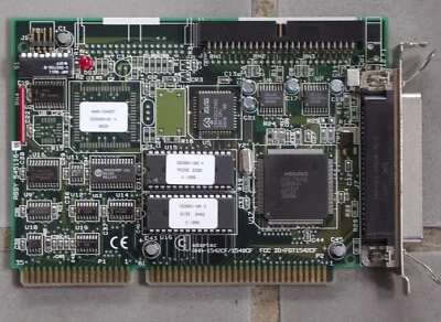 Adaptec AHA-1540-CF 50pin 16bit SCSI ISA Controller working pull - Image 1 of 4
