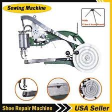 Hand Cobbler Shoe Repair Sewing Machines Dual Leather Cloth Cotton Nylon Thread