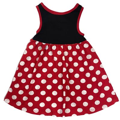 Disney Toddler Girls Red Polka Dot Minnie Mouse Tank Top Dress