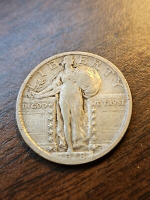 1918 Standing Liberty Quarter 銀貨 1918 S Standing Liberty Silver Quarter | eBay