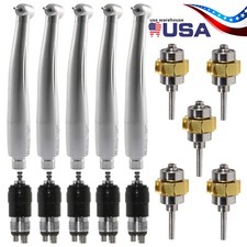 1-5X Dental High Speed Handpiece Turbine / 4Hole Quick Coupler / Cartridge Rotor