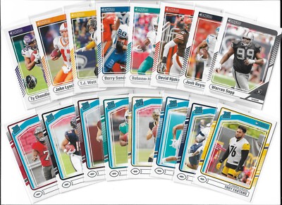 2024 Donruss Football Base and Rated Rookie Singles  Complete Your Set Free Ship