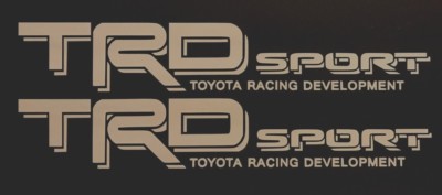 TRD Decals Sticker Toyota Racing Development 4x4 Sport Tacoma Tundra 4Runner Bed
