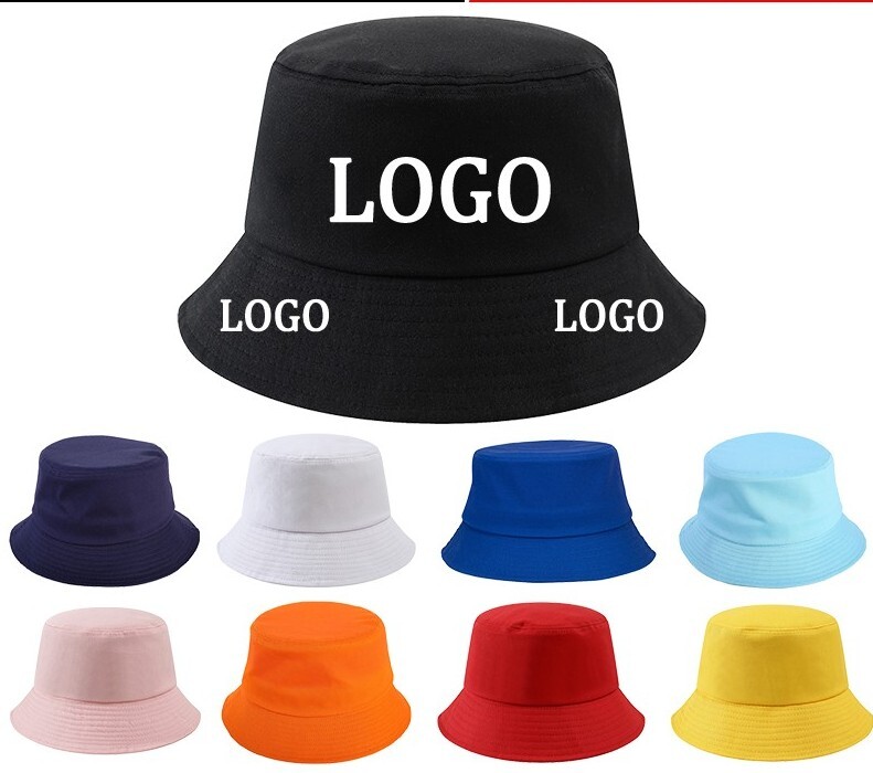 Bob Personalizado Logo Impreso Su Diseño " Sombrero De Pescador Único