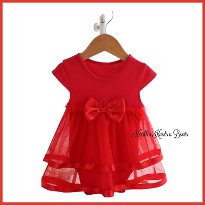 strapless open back dress M&S Red Fish Dress 0-3 Months  Second Snuggle Preloved